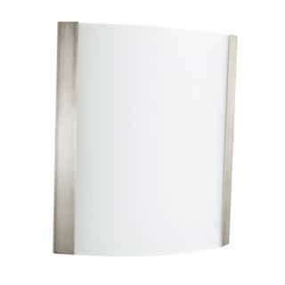 15W LED Ideal Wall Sconce, 1300 lm, 120V-277V, 4000K, Satin Nickel