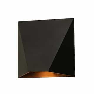5-in 9W Kylo Outdoor Sconce, 500 lm, 120V, CCT Select, Black/Copper