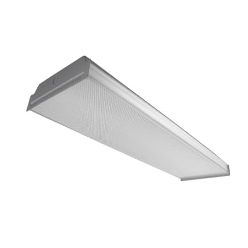 24-in Narrow Wrap Fixture w/ Prismatic Lens, 2-Lamp, G13, 120V