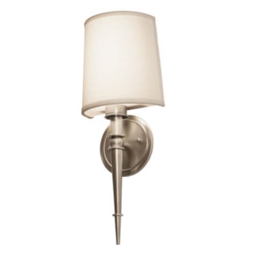 7W LED Montrose Wall Sconce, 1-Light, 120V, Selectable CCT, Nickel