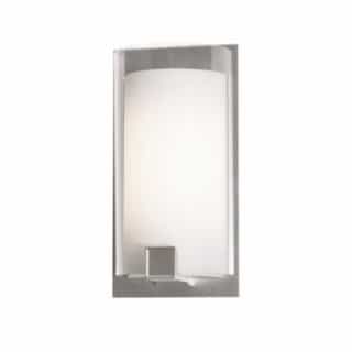 AFX 19-in 17W LED Nolan Wall Sconce, 120V-277V, Selectable CCT, Nickel