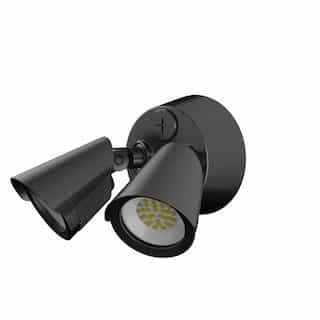 AFX 5-in 22W Pratt Outdoor Sconce w/ Photocell, 120V, CCT Select, Black