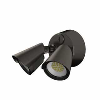 5-in 22W Pratt Outdoor Sconce w/ Photocell, 120V, CCT Select, Bronze