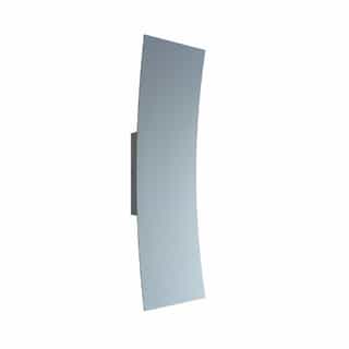 18-in 24W Sadie Outdoor Sconce, 900 lm, 120V, 3000K, Gray