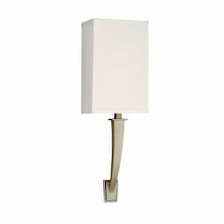 9W LED Sheridan Wall Sconce, 1-Light, Selectable CCT, Champagne/Cream