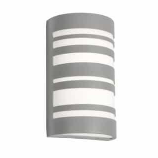 AFX 24W LED Stack Outdoor Wall Sconce, 120V-277V, Selectable CCT, Gray