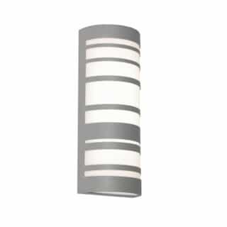 AFX 28W LED Stack Outdoor Wall Sconce, 120V-277V, Selectable CCT, Gray