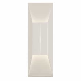 AFX 20W LED Summit Wall Sconce, 1300 lm, 120V, 3000K, White/Silver