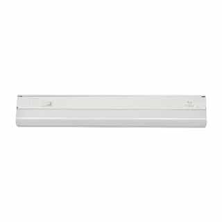12-in 4.5W T5L Undercabinet Light, 309 lm, 120V, CCT Select, White