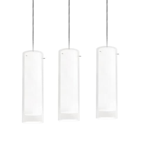 60W LED View Pendant Light, Linear, 3-Light, E26, 120V, White