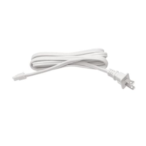 60-in Power Cord/Plug for VRAU Series Undercabinet Light, White