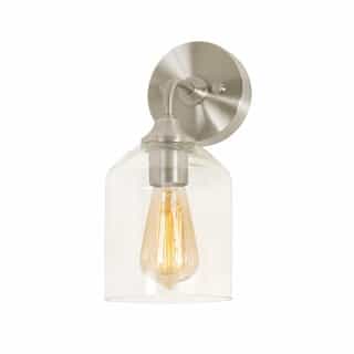 AFX 11-in 60W William Wall Sconce, 1-Light, E26, 120V, Nickel