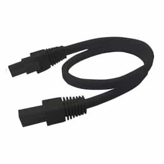 12-in Connector Cord for NLLP2 & KNLU Series Undercabinet Lights, BLK