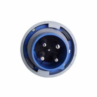 Eaton Wiring 60 Amp Pin and Sleeve Plug, 3-Pole, 4-Wire, 250V, Blue