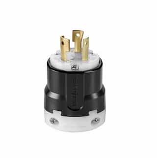 Eaton Wiring 30 Amp Locking Plug, NEMA L11-30, 250V, Black/White
