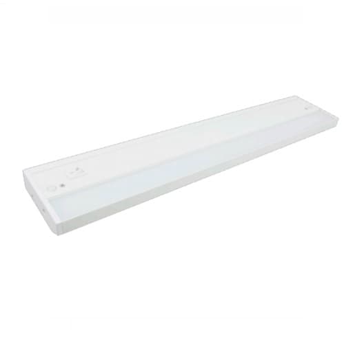 24-in 8W LED Linear Undercabinet Light, Dimmable, 515 lm, 120V, 3000K, White