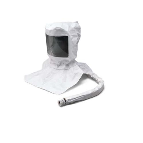 Disposable Hood Assembly for Air Respirator Hood, Flow Adapter & Suspension