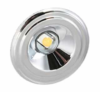 American Lighting Chrome 1.25W LED Bullet Series LED Swivel Puck Light 3000K