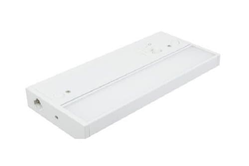 8-in 6.4W 3LC LED Undercabinet Light, Dimmable, 335 lm, 120V, Selectable CCT, White