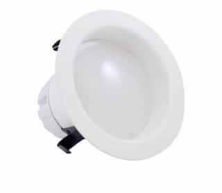 4-in 9W LED Recessed Downlight, Dimmable, 550 lm, 120V, 3000K, White