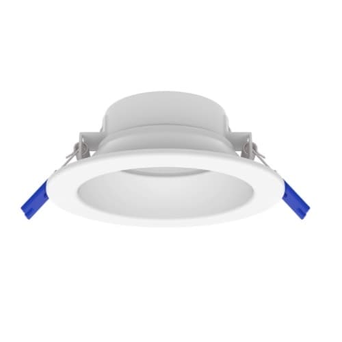 4-in 10W LED Recessed Downlight, 900 lm, 120V, Selectable CCT, White
