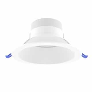8-in 25W LED Recessed Downlight, 1900 lm, 120V, Selectable CCT, White