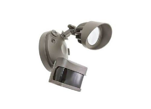14W LED Security Light w/ Motion Sensor, Single, 556 lm, 100V-240V, 3000K, Dark Bronze
