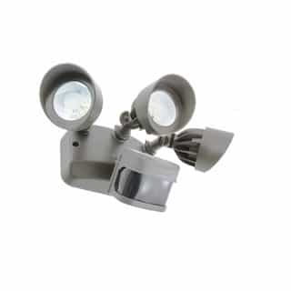 American Lighting 24W LED Security Light w/ Motion Sensor, Double, 1700 lm, 100V-240V, 3000K, Dark Bronze