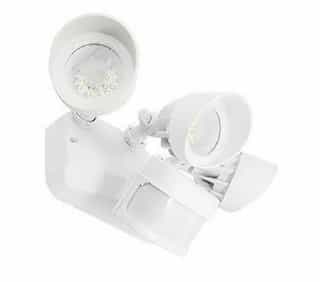 American Lighting 36W LED Security Light w/ Motion Sensor, Triple, 2025 lm, 100V-240V, 3000K, White