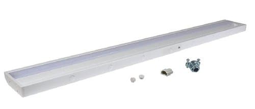 32-in 11W LED Linear Undercabinet Light, Dimmable, 770 lm, 120V, 3000K, White