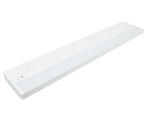 40-in 14W LED Linear Undercabinet Light, Dimmable, 955 lm, 120V, 3000K, White