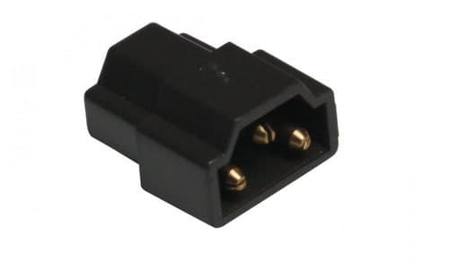 Inline Connector For End-to-End LED Complete Light Connection, Black