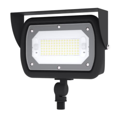 45W LED Slim Array Flood Light, 3150 lm, 120V, Selectable CCT, Black