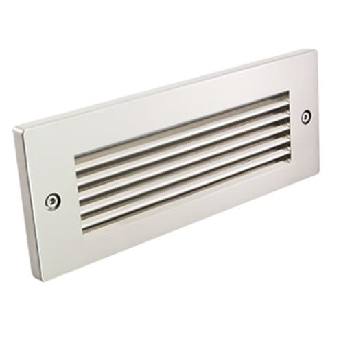Stainless Steel Horizontal Louver Faceplate for BB-LED Step Light Series