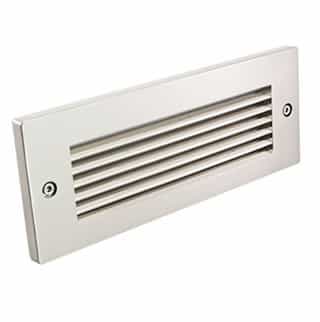 American Lighting Stainless Steel Horizontal Louver Faceplate for BB-LED Step Light Series