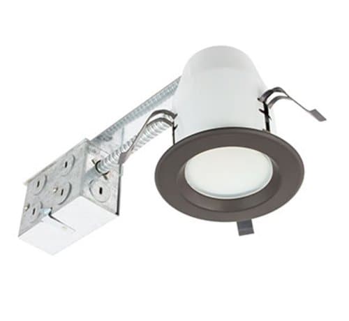 Bronze, 9W 3 Inch Round LED Retrofit Downlight, 3000K, Dimmable