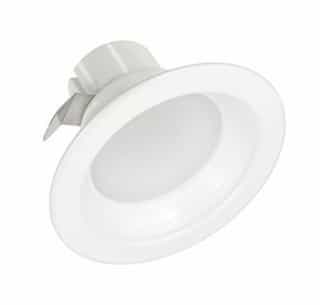 9.5W 4'' Round LED Downlight 120V 3000K Dimmable White Baffle