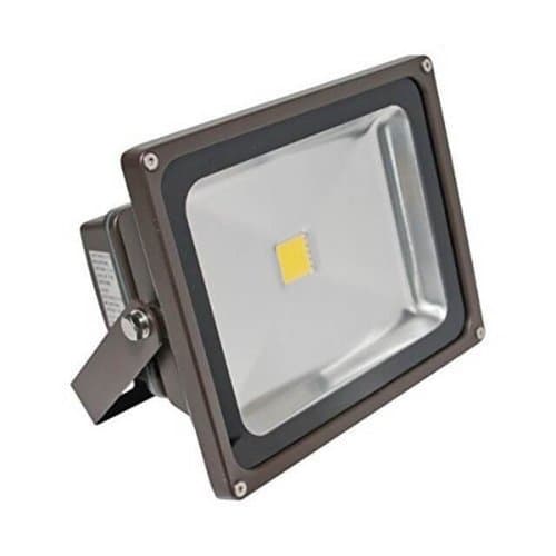 4500K 20W 100-277V Panorama Pro COB LED Floodlight, Dark Bronze