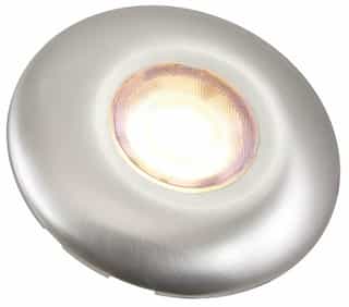 3W Futura LED Disc Light, Dimmable, 180 lm, 12V, 2700K, Nickel