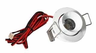 American Lighting 3000K 1.25W 350mA LED Mini Swivel Visor Puck Light, White