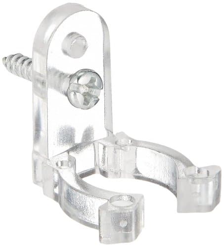Rope Light Mounting Clips with Screws For Flexbrite LED Ropes