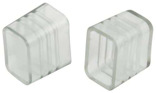 10 Clear Plastic End Caps for Polar 2 Mini Neon Series LED Linear Strip Lights