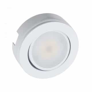 American Lighting 4.3W MVP LED Single Puck Light Kit, Dimmable, 250 lm, 120V, 3000K, White