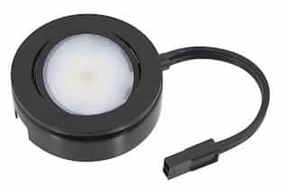 American Lighting 4.3W MVP LED Single Puck Light Kit, Dimmable, 200 lm, 120V, 2700K, Black