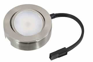 American Lighting 2700K 4.3W 120V Nickel MVP Puck LED Accent Light Fixture