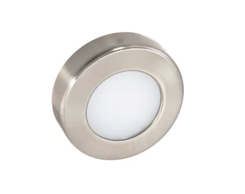 3.2W Omni LED Puck Light, Dimmable, 145 lm, 12V, 2700K, Nickel, Single