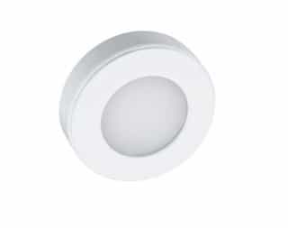 3.2W Omni LED Puck Light, Dimmable, 150 lm, 12V, 2700K, White, Single