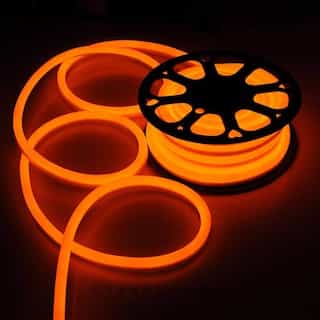 American Lighting 150-ft 2.8W/Ft LED Strip Light Polar 2 Neon, Dimmable, 24V, Orange