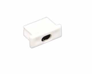 American Lighting End Cap with Hole to Trulux Series Mini Aluminum Mounting Extrusion
