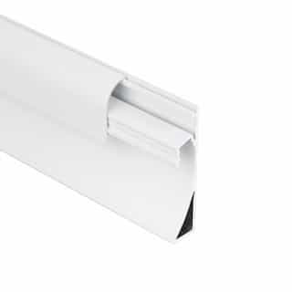 American Lighting 2M Baseboard Frosted Polycarbonate Lens for Extrusion, Diffuser